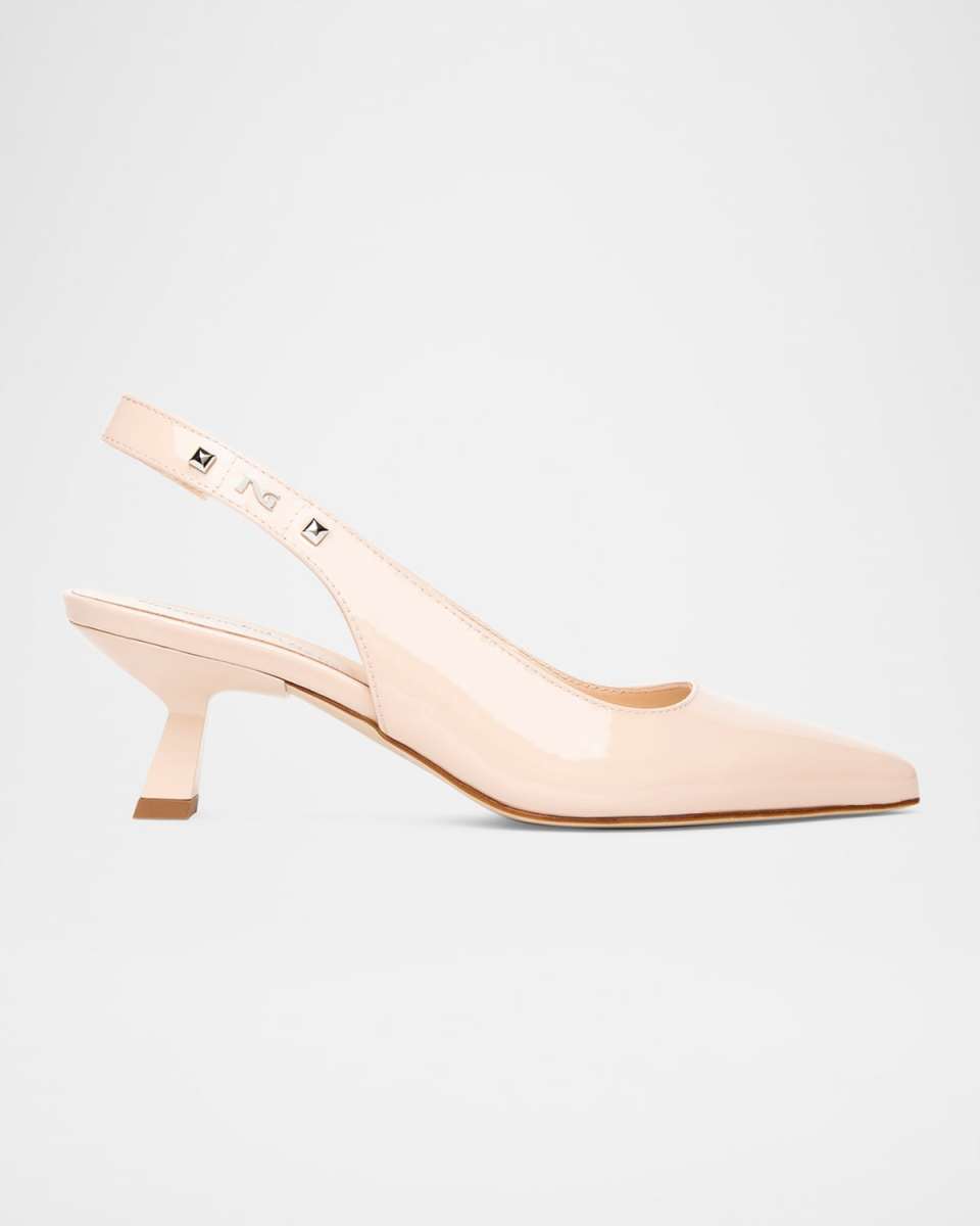 Patent Leather Slingback Pumps